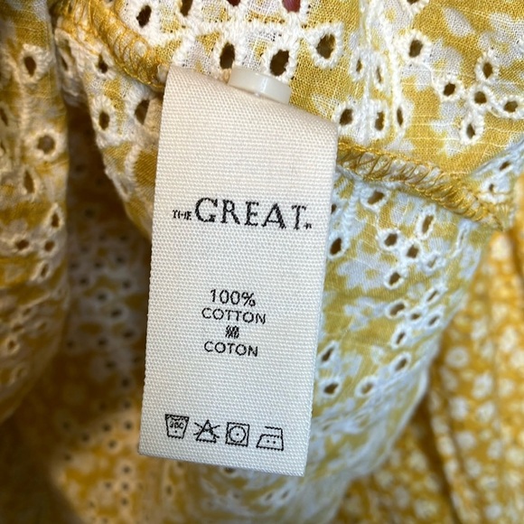 The GREAT. Floral Yellow Blouse - Picture 6 of 8
